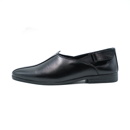 Men Tan Black Shoe-Style Sandals