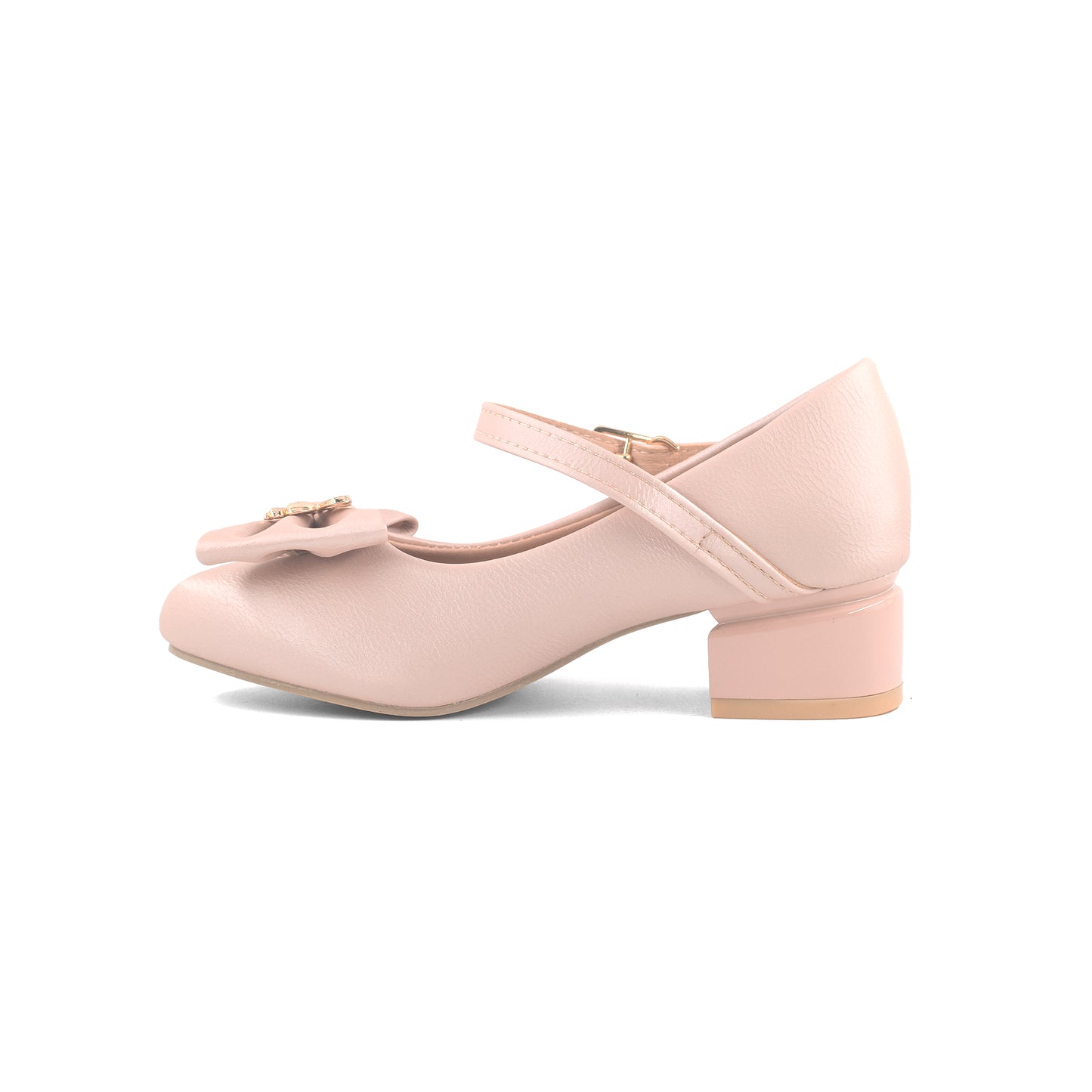 Catchy Flora Block Heel