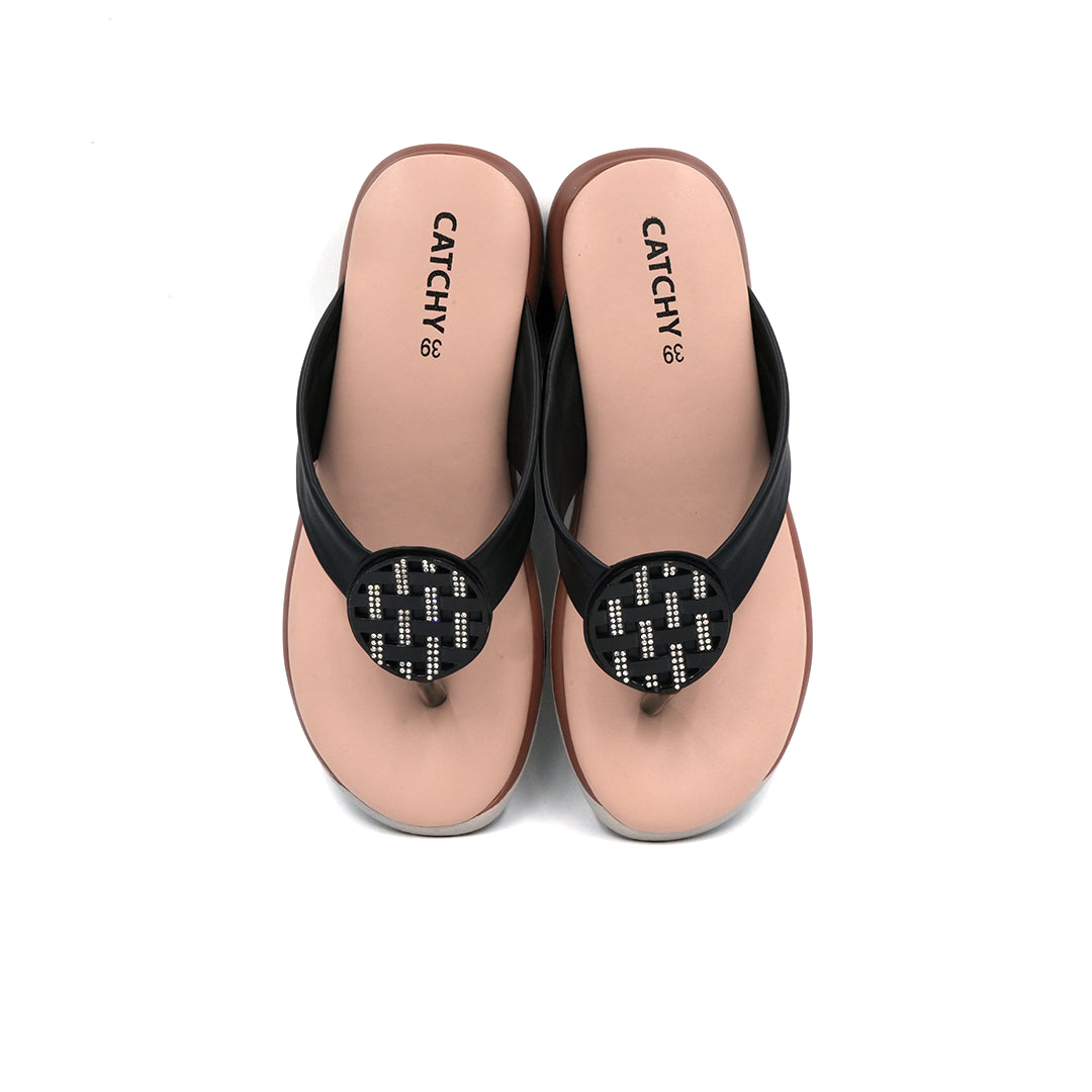 Catchy Embellished Thong Sandals