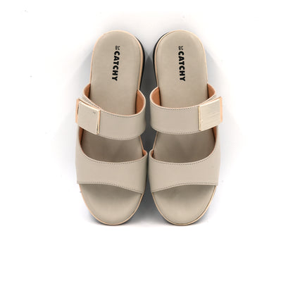 Elegant Double Strap Slip-On Sandals