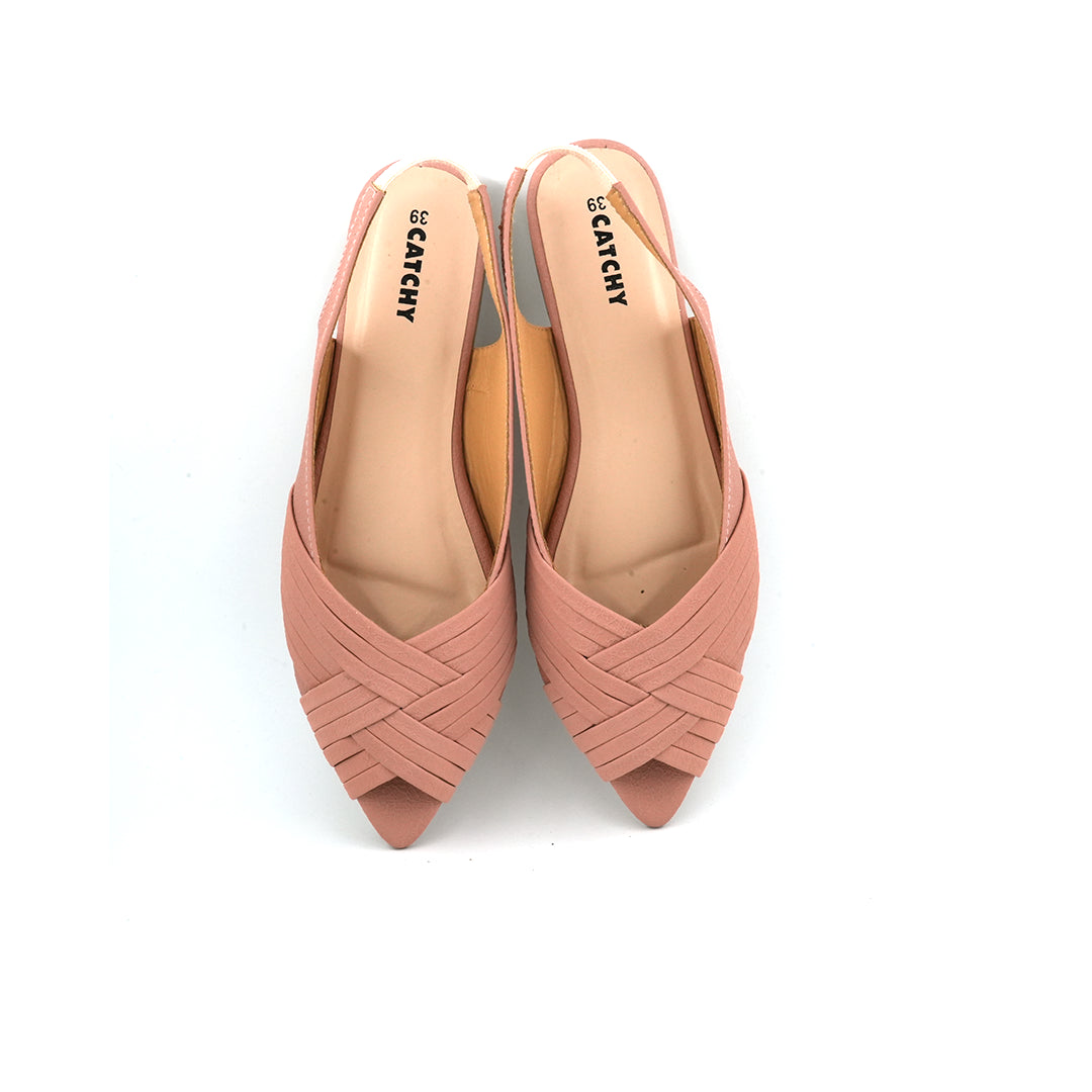 Catchy Women's Slingback Pointed Toe Sandals