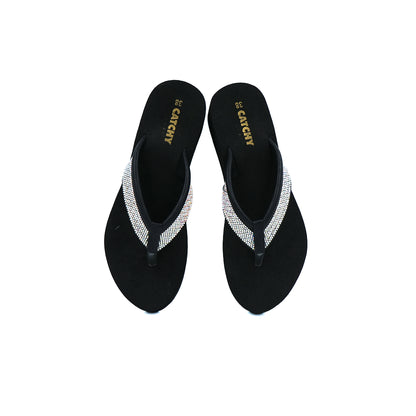 Catchy Sparkle Strap Platform Sandals