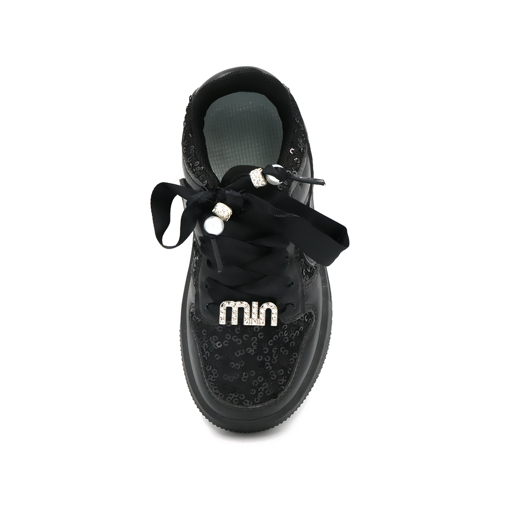 Catchy Luxury Black Girls Shoes