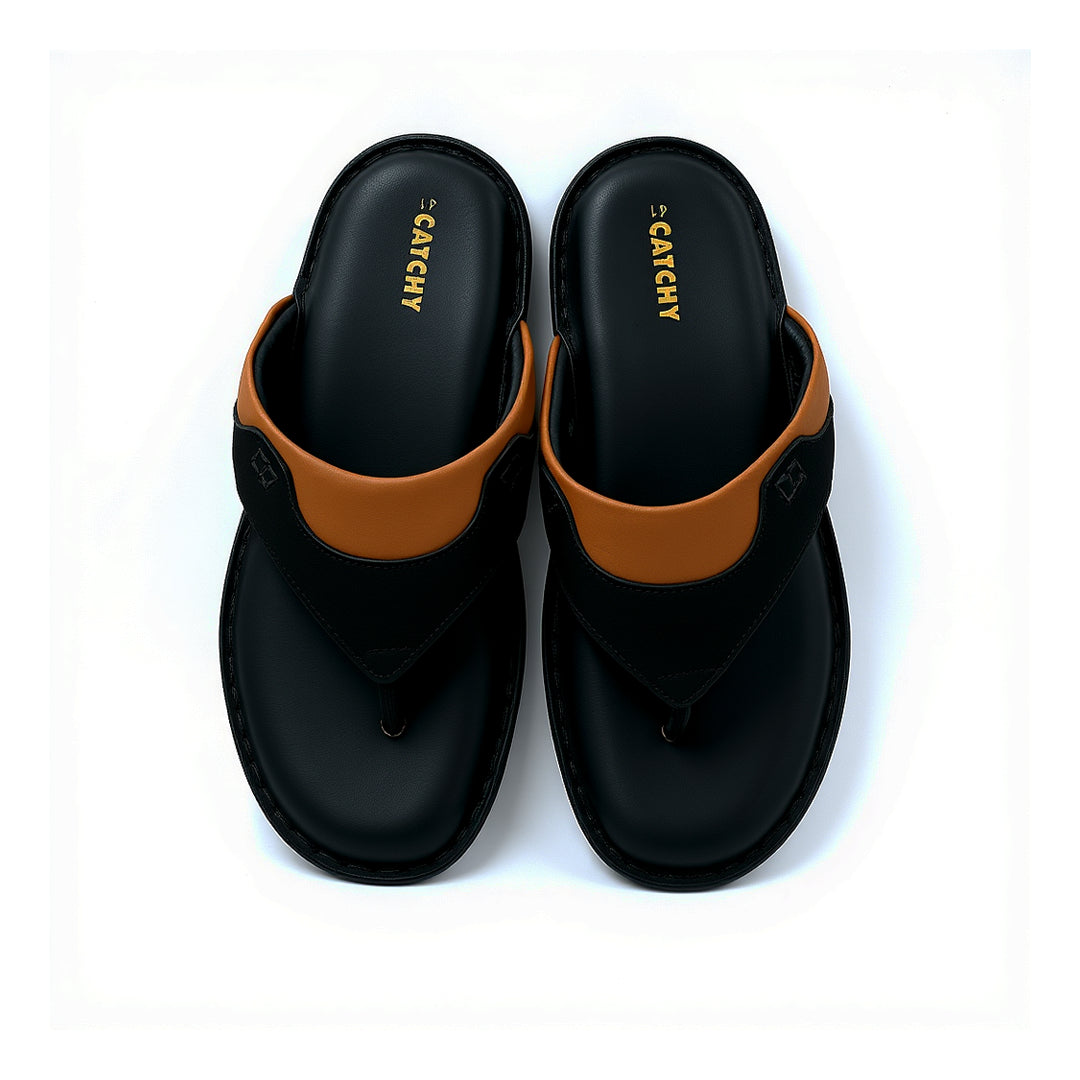 Catchy Comfortable Two-Tone Flip-Flop Sandal for Men