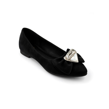 Catchy Orion Black Pearls Pump Shoes