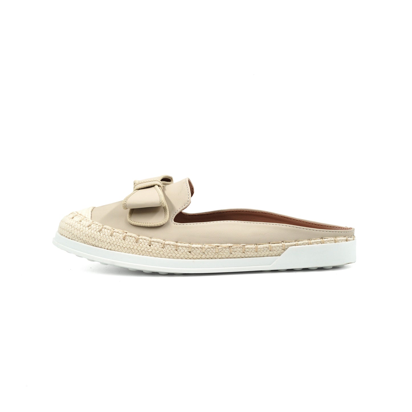 Catchy  Leather Espadrilles Half Loafers For Women