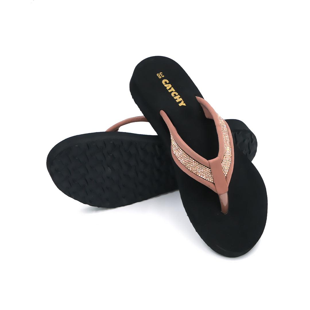 Catchy Ladies Glitter Thong Sandal