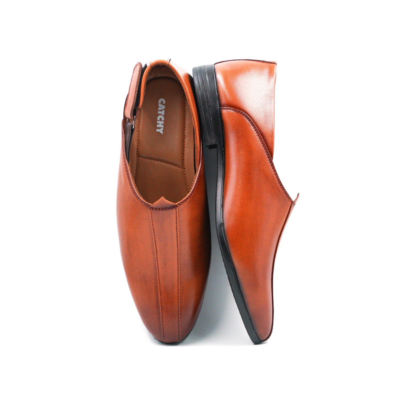 Men Tan Brown Shoe-Style Sandals