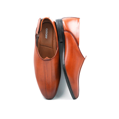 Men Tan Brown Shoe-Style Sandals