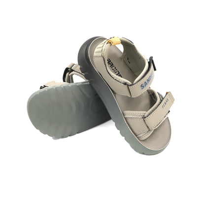 Catchy Kids' Beige Adjustable Sports Sandal