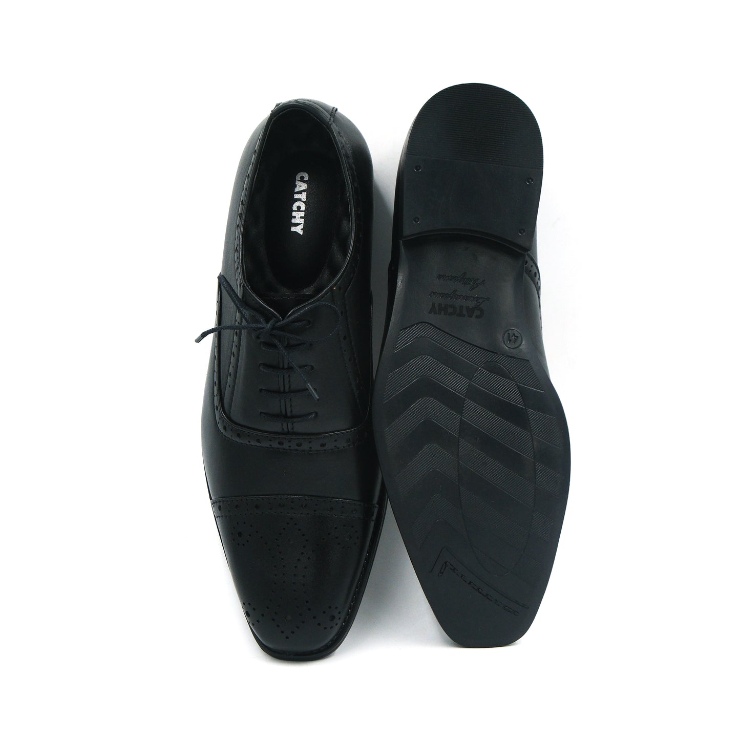 Catchy Elegant Style Leather Oxford Shoes