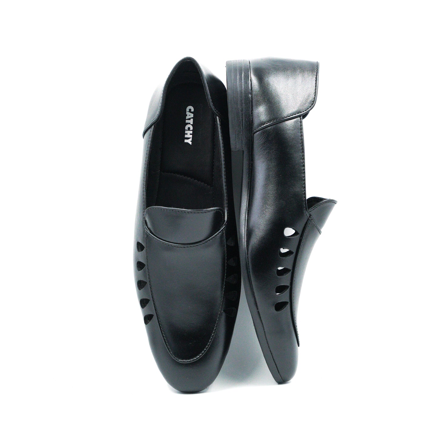 Catchy Classic Black Casual Shoes for Men's