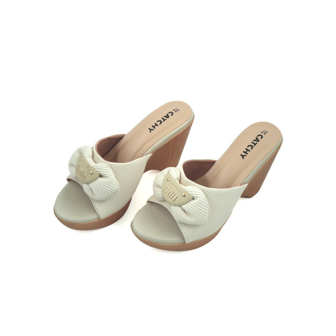 Catchy Women High-Top Wedge Sandals with Bows