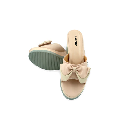 Catchy Women's Comfortable Bowknot Wedge Sandal