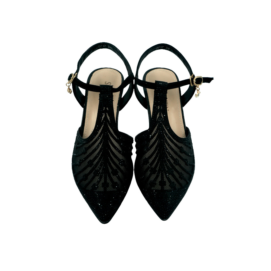 Pointy Slingback Spool Heel