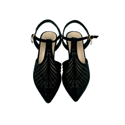Pointy Slingback Spool Heel