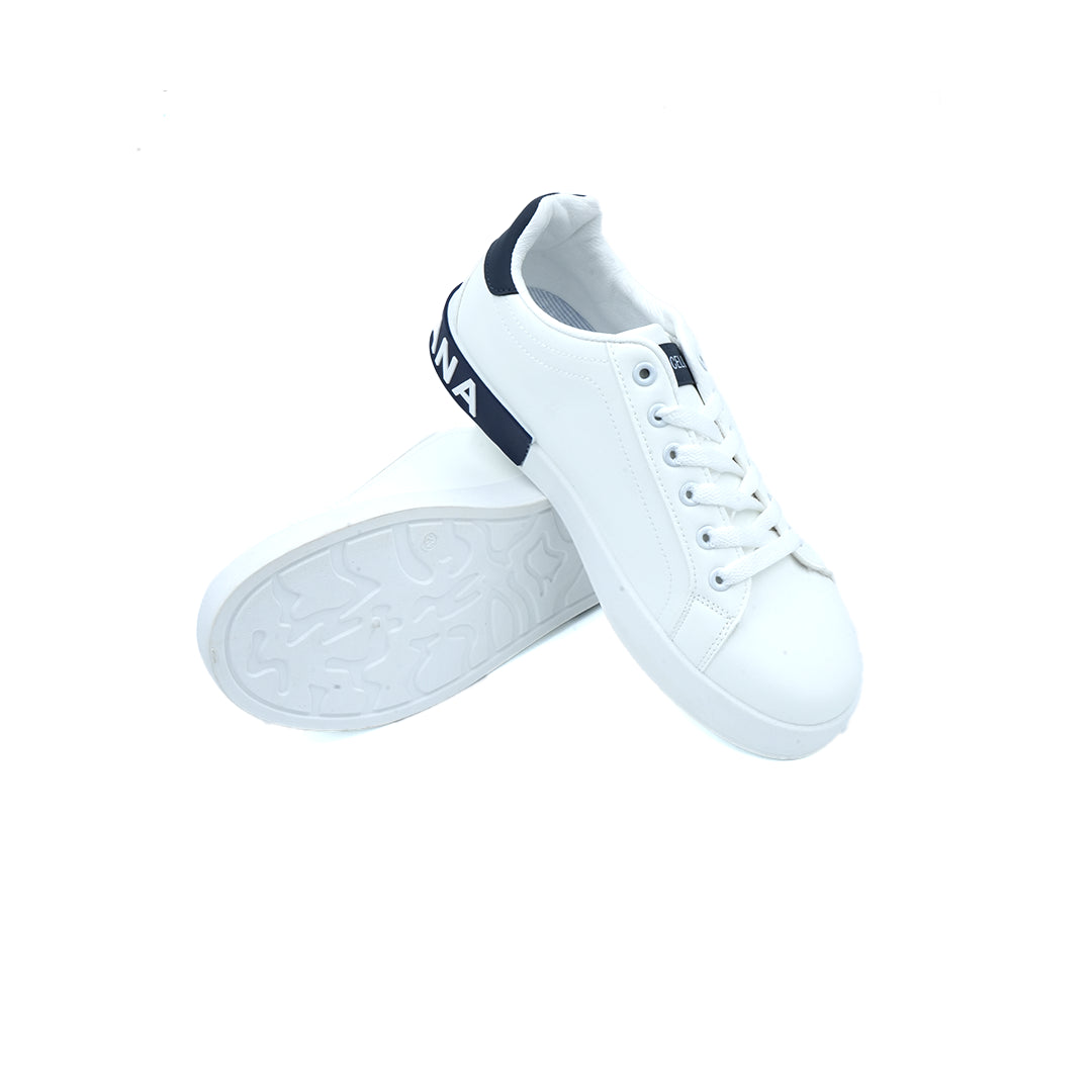 Catchy Low Canvas Leather Sneakers
