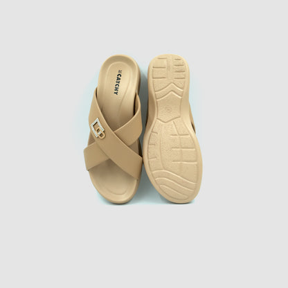 Catchy Cross Strap Wedge Sandal