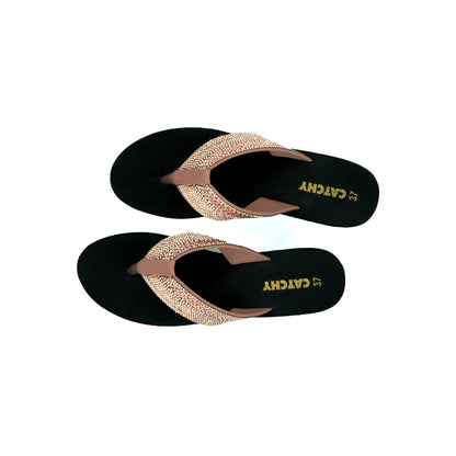 Catchy Women Wedges Rhinestones Sandals