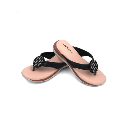 Catchy Embellished Thong Sandals