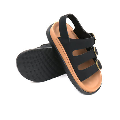 Catchy  Tan Multi-Strap Sandal