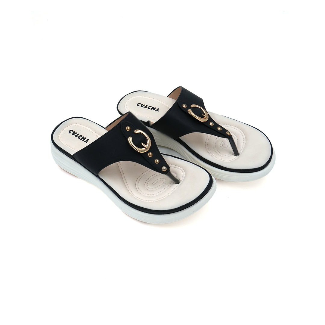 Catchy Trendies Ring Wedge Sandal