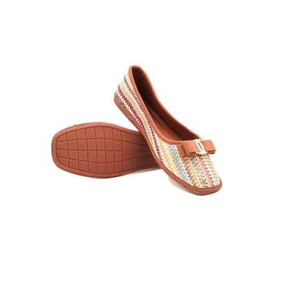 Catchy Woven Flat Ballet Pumps