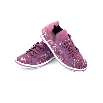 Catchy Women's Top Lace Cotton Sneakers