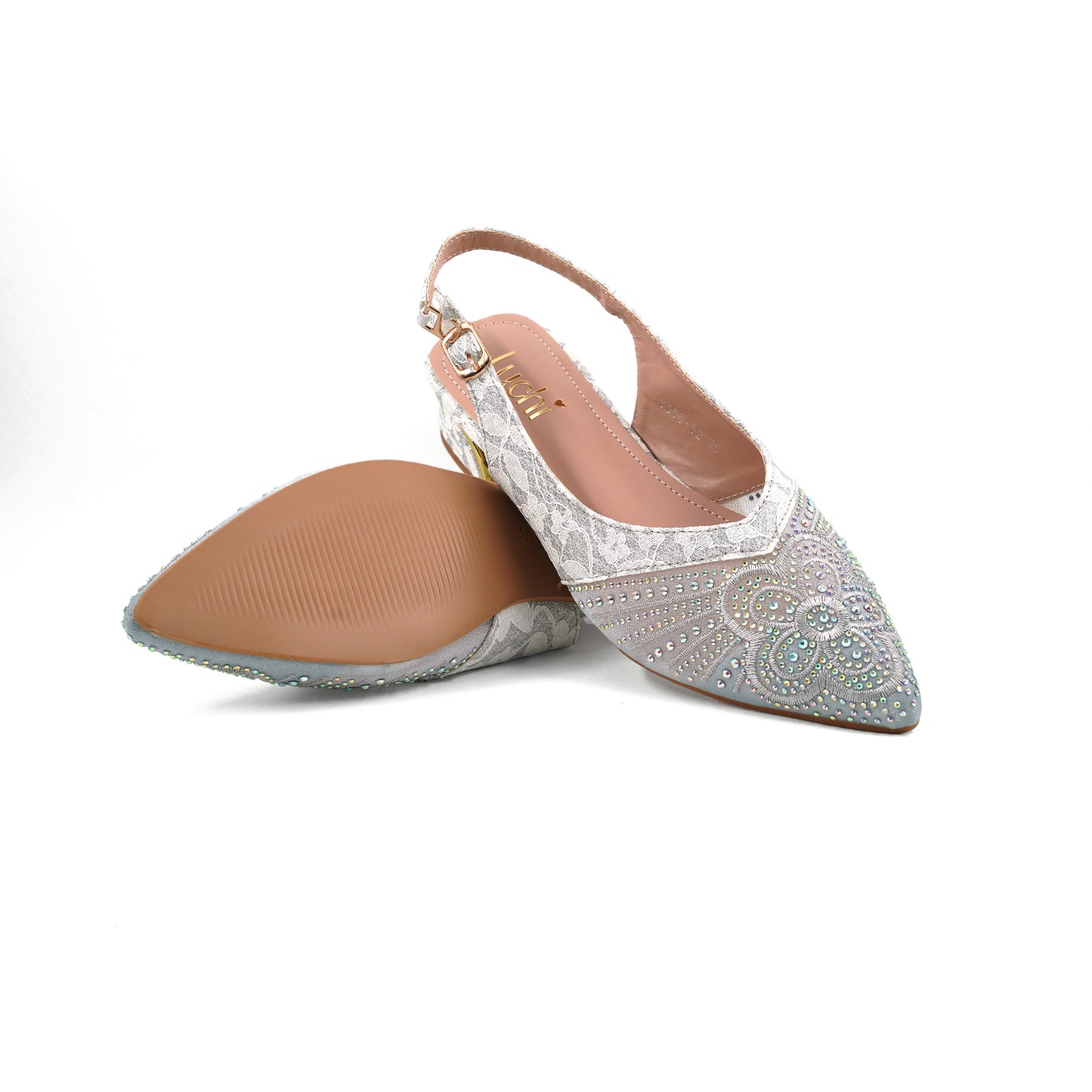 Catchy Girls Embellished Party Block Heels Sandals