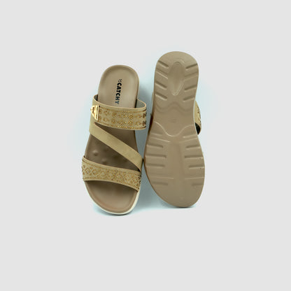 Catchy Comfit Cross Strap Sandal for Women