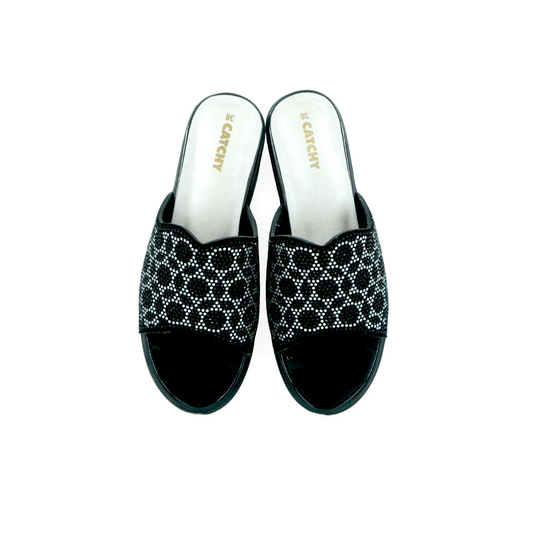 Catchy Women's Rhinestones Wedge Heel