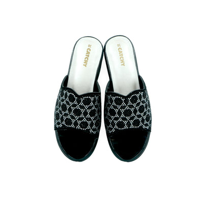 Catchy Women's Rhinestones Wedge Heel