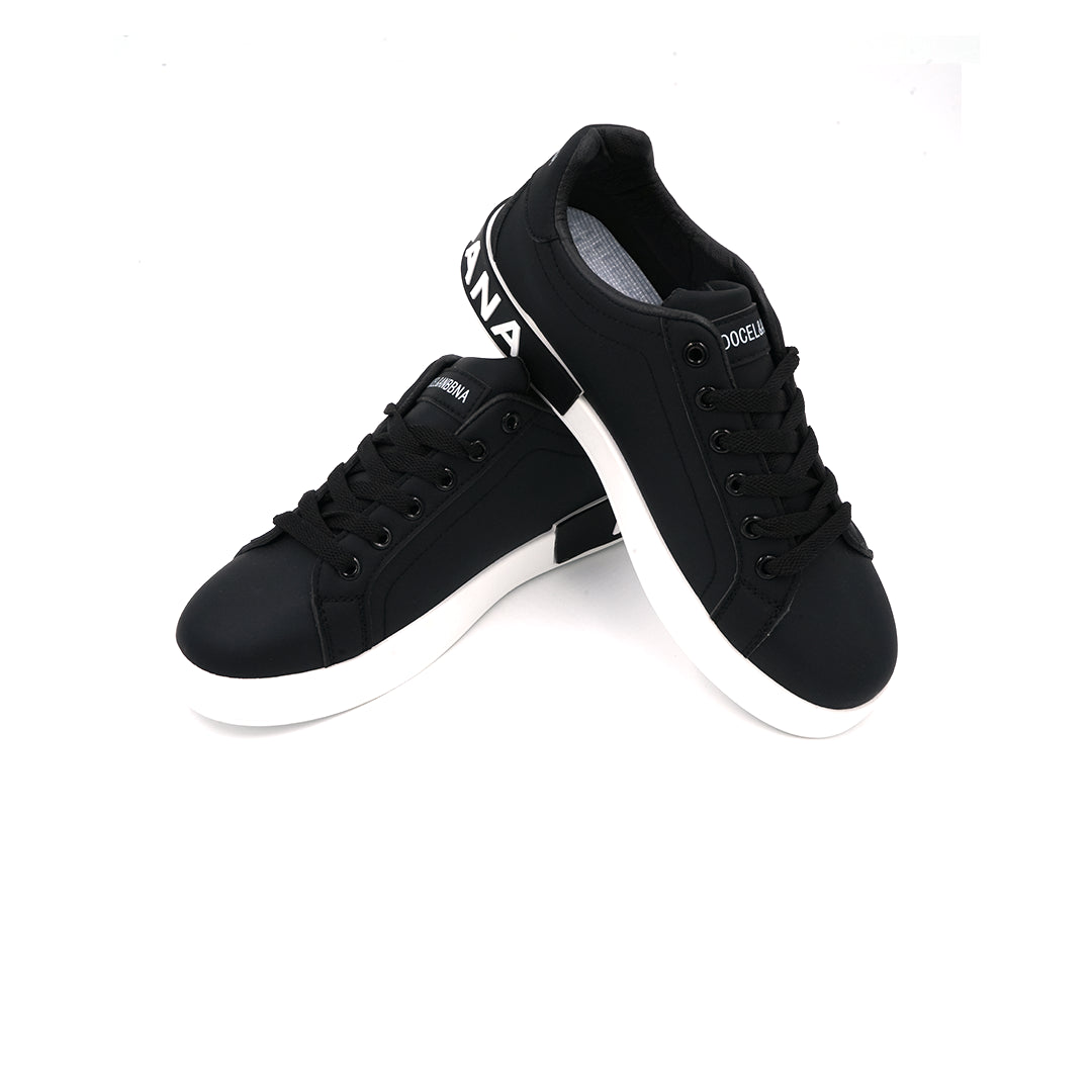 Classic Black Low-Top Sneakers