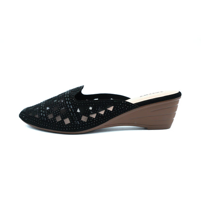 Luxury Embroidered Mules For Women's