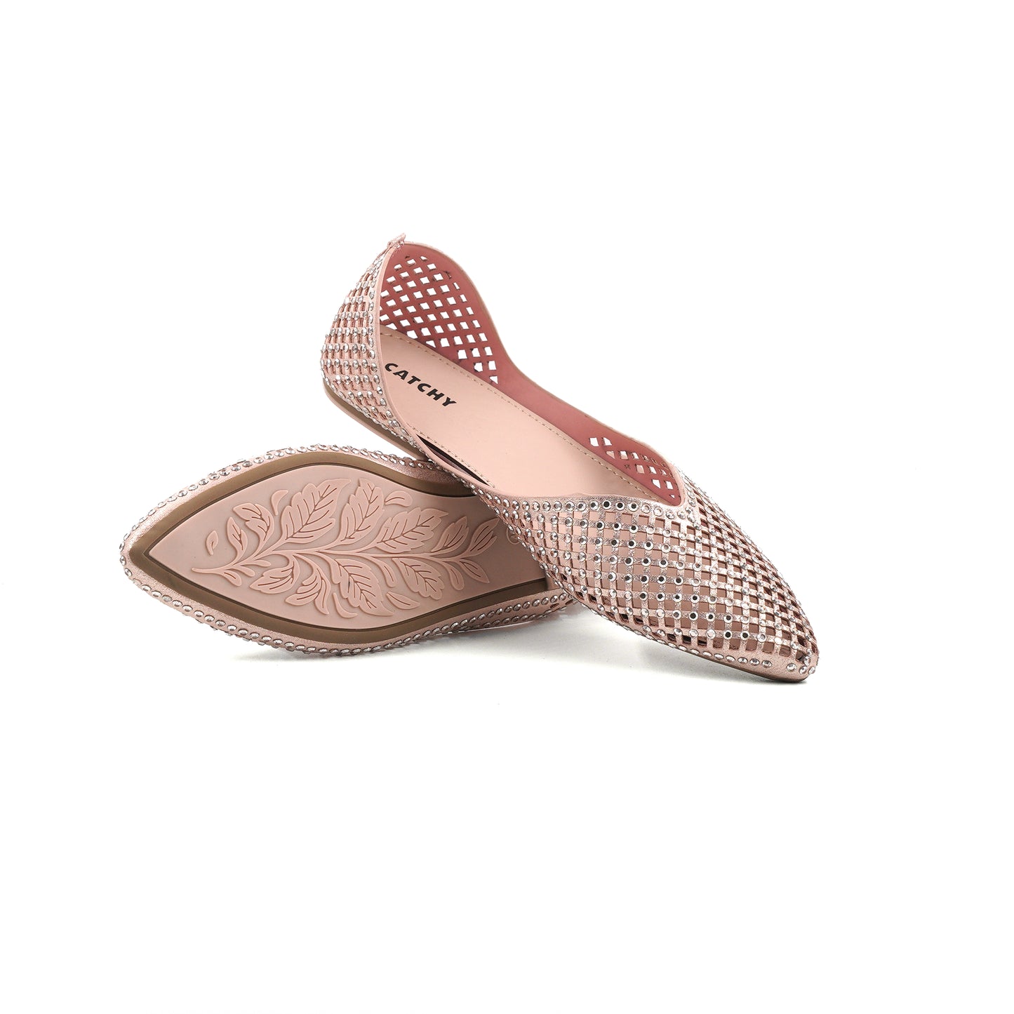Elite Diamond Mesh Comfort Flats