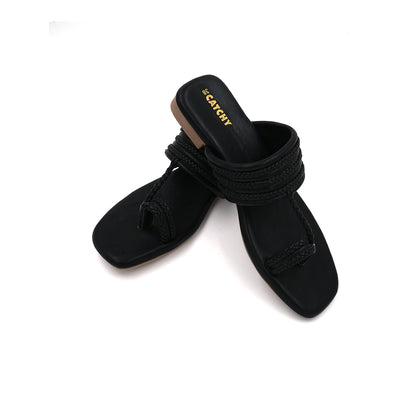 Catchy Multi-Strap Comfort Flats