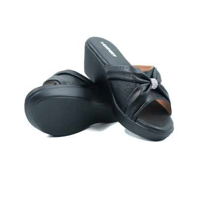 Catchy Wylda Ladies Mid Heel Slipper