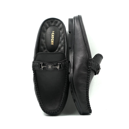 Catchy Premium Black Half shoe