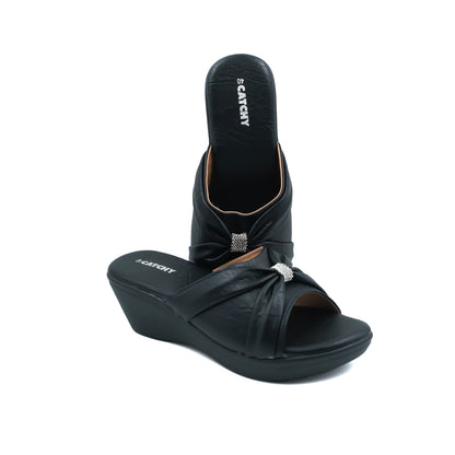 Catchy Wylda Ladies Mid Heel Slipper