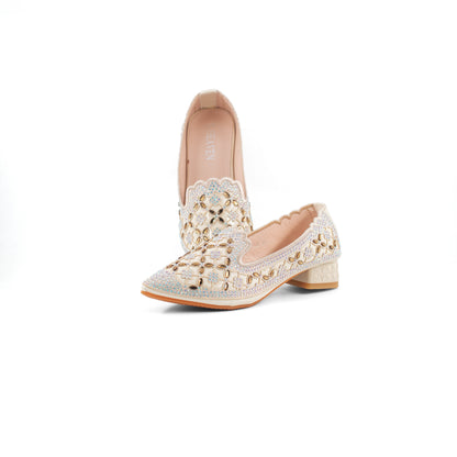 Catchy Royal Crystal Loafers