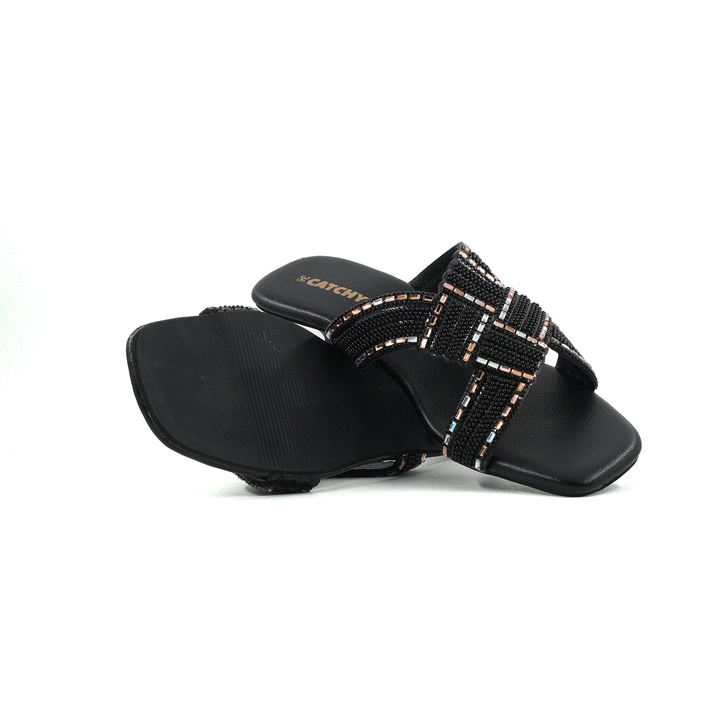 Catchy Midnight Sparkle Heel