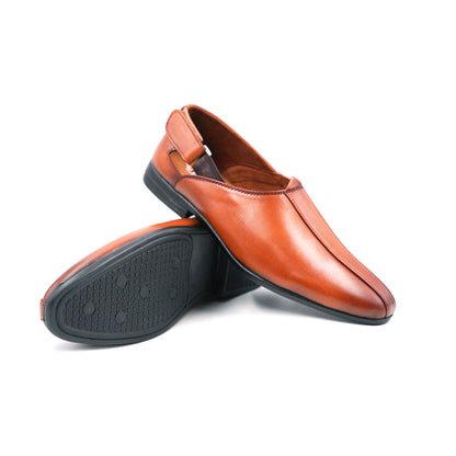 Men Tan Brown Shoe-Style Sandals