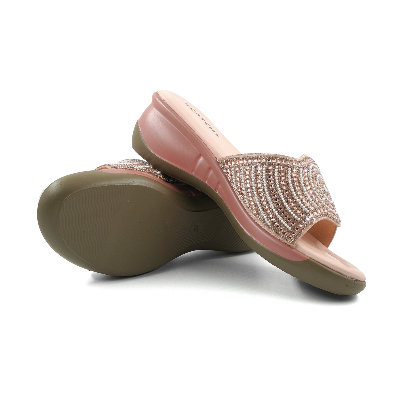 Catchy Gilded Aura Wedges