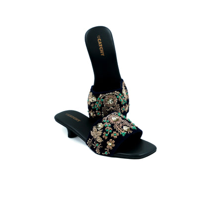 Catchy Women's Mid Heel Sandal