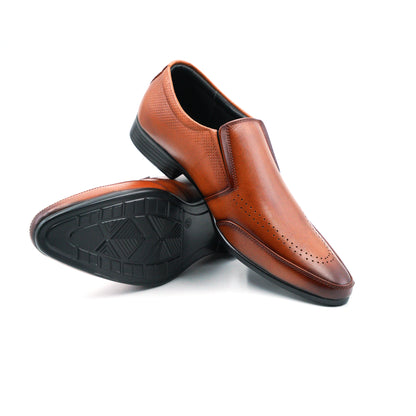 Catchy Classic Men's Formal Shoes-Brown