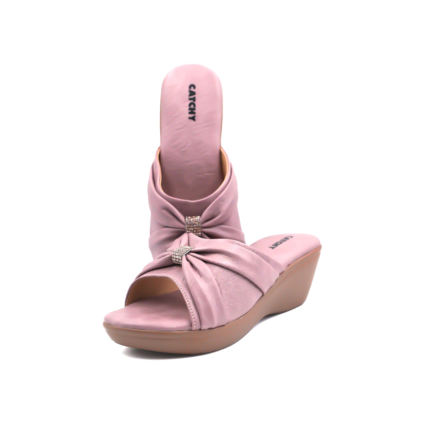 Catchy Wylda Ladies Mid Heel Slipper