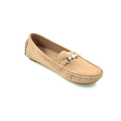 Catchy Women's Genuine Leather Flat Loafer