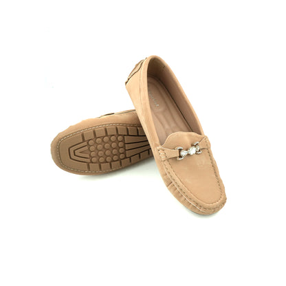 Catchy Women's Genuine Leather Flat Loafer